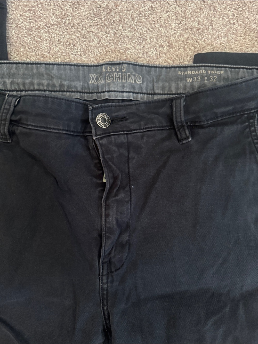 Levi's Dark Blue Standard Taper Chino Pants